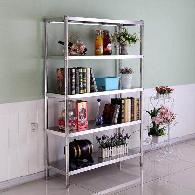 China Good Quality Knockdown Structure Restaurant Stainless Steel Shelf Kitchen Rack Durable Dish Shelf for sale