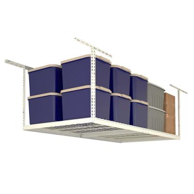 China Corrosion Protection Ceiling Ceiling Storage Overhead Shelving Hanging Rack for sale