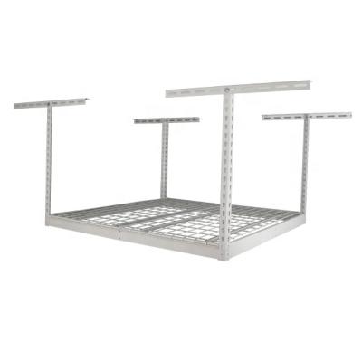 China Corrosion Protection Overhead Garage Rack Ceiling Rack Storage Hanging Shelf for sale