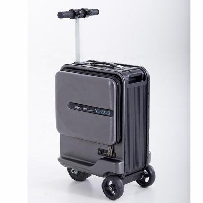 China New smart e portable luggage l large capacity ectric mount suitcase travel suitcase for sale