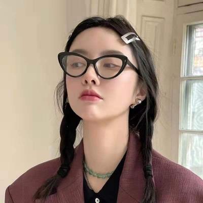 China Anti Blue Light Blocking Glass New Style Street Pulling Decorative Glass Butterfly Frame Nail Glasses Shape Anti-blue Light Glasses for sale