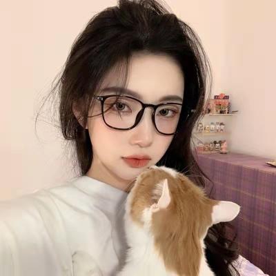 China Anti Blue Light Blocking Ultralight Glasses And Simple Anti Blue Light Square Glasses TR90 Reading Glasses With Myopia Glass Frame Women for sale