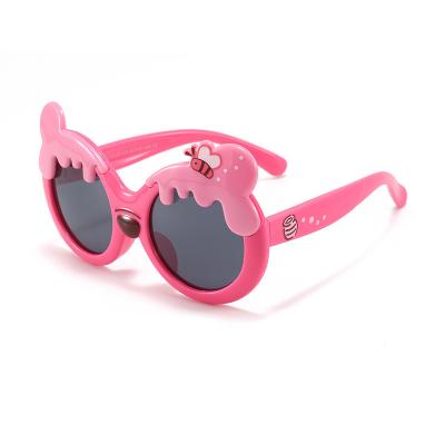 China Cute little bee children's sunglasses polarized fashion sunglasses and comfortable catwalk children's style glass new for sale