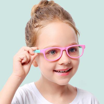 China Anti blue light blocking glass flat mirror of 2022 new children's glasses girls cell phone glasses anti-ultraviolet light anti-blue computer for sale