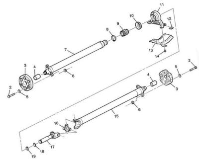 China Brand New High Quality Drive Shaft/Propeller Shaft Fits Cadillac CTS 4DR 04-07 Reman for sale