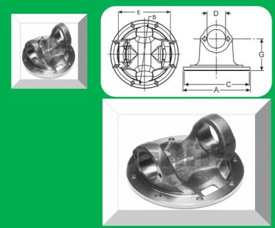 China High quality Spicer 5-2-709 Drive Shaft Flange Yoke 1610 Series Replacement Made in China for sale