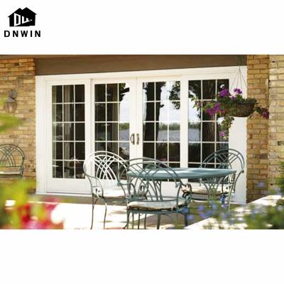 China Factory Made Waterproof Villa Balcony Aluminum Casement Inswing Patio Door for sale