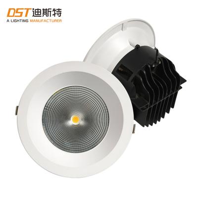 China Modern China Factory Indoor Lighting COB Down 10w Recessed Light Aluminum 20w 30w 40w 50w LED Downlight for sale