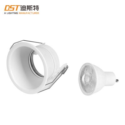 China Modern Home Decor Recessed Aluminum Commercial Round Down Light GU10 MR16 Recessed LED Ceiling Spotlight for sale