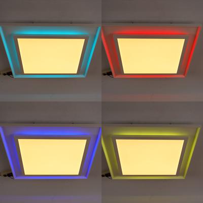 China Modern Dimmable 30w RGB LED Ceiling TDC Indoor Round Lamp Square Spotlight Outdoor Mounted Panel Light for sale