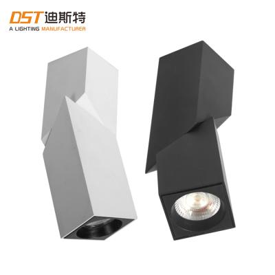 China Factory Sale Modern Aluminum Housing Surface Mounted Down Ceiling Light Spot Light 12w COB LED Spotlight for sale