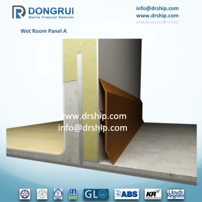 China Rock Wool 150kg/m3 Marine Wet Room Panel For Shipbuilding for sale