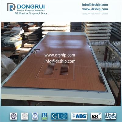 China Rock Wool Marine Ship Cabin A0 Interior Fire Rated Door For Shipbuilding for sale