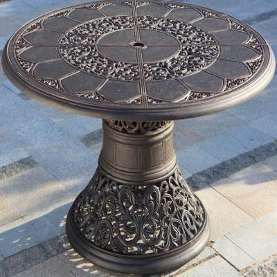 China Garden Set Outdoor Garden Furniture Antique Cast Iron Table for sale