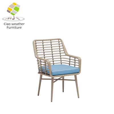 China Modern Outdoor Furniture Garden Rattan Aluminum Frame Chair for sale