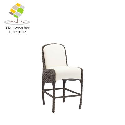 China Factory new design wholesale modern outdoor indoor outdoor rattan patio chair leisure garden furniture wicker aluminum chair for sale