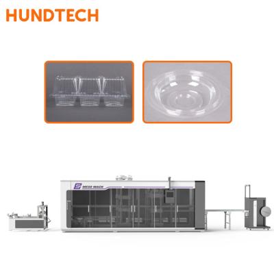 중국 고속도 PLC 열성형 패키징 머신 진공 금형 152 kw 가열 판매용