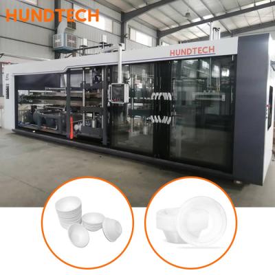 China Restaurant PS Thermoforming Machine Low Noise Plastic Packaging Containers for sale