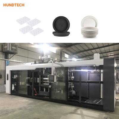 China produtividade material plástica de Tray Making Machine Multistation High do servo motor 3kw à venda