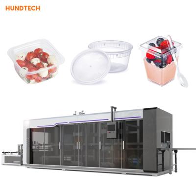 China Pla Food Plastic Container Manufacturing Machine Automatic Thermoforming for sale