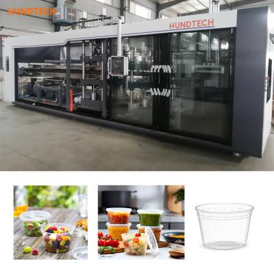 China HEUPEN om Duidelijke Dessert Plastic Kom die Machinewegwerpproduct 12X2.7X2.4m maken Te koop