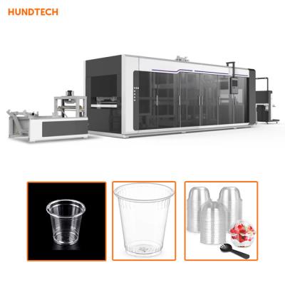 China 2mm PS PP Plastic Cup Making Machine Thermoforming Bowl Cup Tay for sale