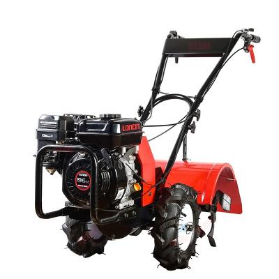 China Building Material Shops 4 Stroke 196CC 20 Inch Self-propelled Garden Agriculture Rear Tine Rotary Gasoline Tiller With Protective Cover for sale