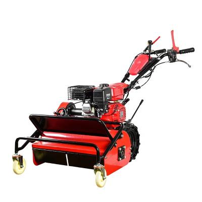 China 4-Stroke Powerful Self-propelled 4 Cycle 212CC Gasoline Hammer Flail Mower for sale