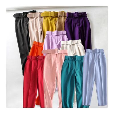 China Fashion Breathable High Quality Pants Suits Set Ladies Swapping Suit Pant For Women for sale