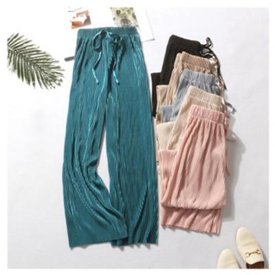 China New Breathable Summer Loose Plus Size Womens Pants And Wide Leg Pants Long Trousers For Women for sale