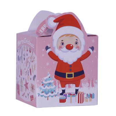 China New Design Recyclable Christmas Apple Box Packaging Christmas Eve Christmas Candy Gift Box Creative Custom for sale