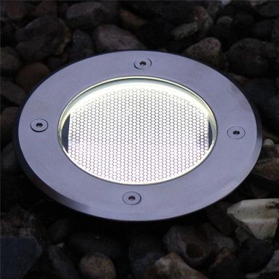 China Brightest Solar Deck Light Outdoor Stainless Steel 0.15W 2 LED Solar Powered Garden Flood Lights for sale