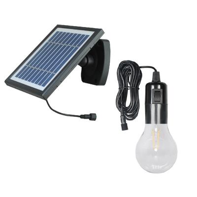 China Outdoor In Running Solar Led Flood Lights Solar Powered On And Off 1Led Bulb for sale