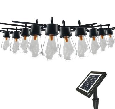 China Solar String Edison Bulb String Light Outdoor Decorative Solar Light for Garden Home Party for sale