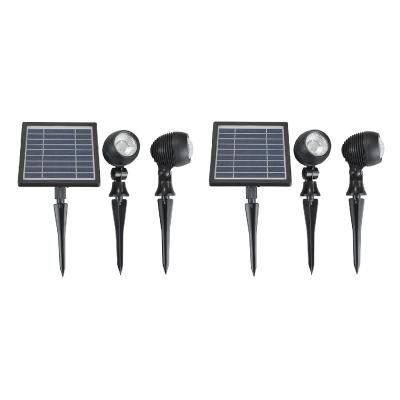 China Outdoor Graden Residential Residential Yard Waterproof Solar Lights, 2*18 LED Solar Led Spot Light Lamp for sale