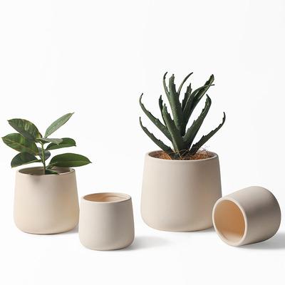 China Modern Cheap Indoor Nordic Balcony Flower Home Style Decoration WY Plants Planter Pot Succulent Cement for sale