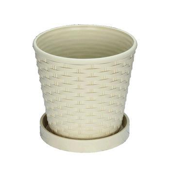 China WY 2023 New Modern High Grade Large Self Watering Single Basin Resin Flower Pot for sale