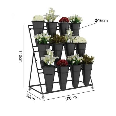 China WY CLASSIC Modern Florist Mounting Rack Flower Display Rack for sale