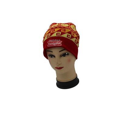 China COMMON Factory Custom Embroidered Jacquard, Winter Bobbin, Knitted Hat, Beanie for sale