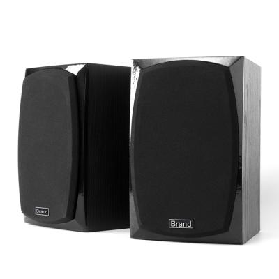 China No Trendy Popular Product All Black 2.0CH BT Speaker Mini Computer Speaker BT Bookshelf Speaker for sale