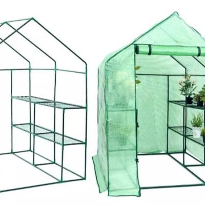 China Cheap Single Fruit Vegetable Flower Garden Mini Greenhouse Grow Tent For Flowers for sale