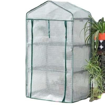 China Easily Assembled Mini Greenhouse Outdoor Gardening Bed Portable Small Garden Circle Greenhouses for sale