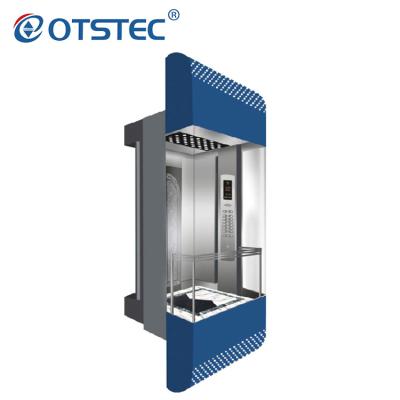 China Modern Safe Outdoor Place Panoramic Passenger Elevator With Glass Cabin for sale