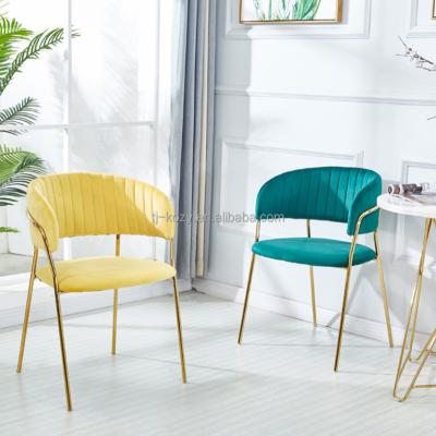 China 2021 New Style Luxury Modern Metal Restaurant Dining Chair Elegant Metal Chair for sale