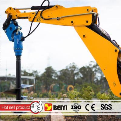 China Auger drilling machine BYS59000 Excavator ground hole drill hydraulic auger drilling equipment used on excavator for sale