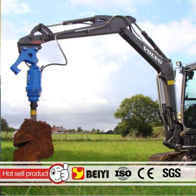 China Auger drilling machine BYS6000 Excavator ground hole drill hydraulic auger drilling equipment used on excavator for sale