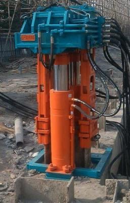 China Hydraulic H-beam hydraulic pile extractor machine mainly used in structure support for sale