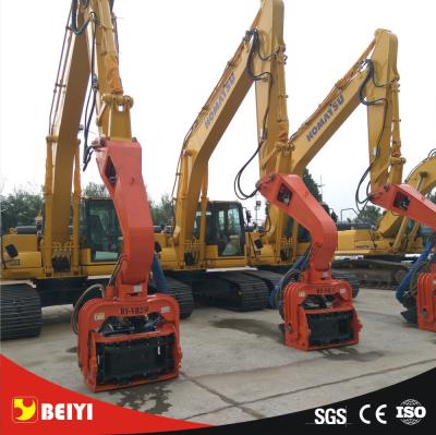 China BEIYI Excavator Mounted Hydraulic Excavator  Pile Driver/Vibratory hammer/bore pile hammer for sale