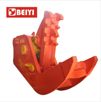 China BEIYI Excavator Demolition Machine Concrete Crusher Hydraulic Rotating Pulverizer For Sale for sale