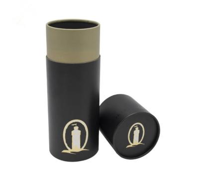 China Recycled Materials Round Tube Essence Oil Bottle Cylinder Packaging Box Lip Balm Packaging Paper Cosmetic Paper Tube for sale